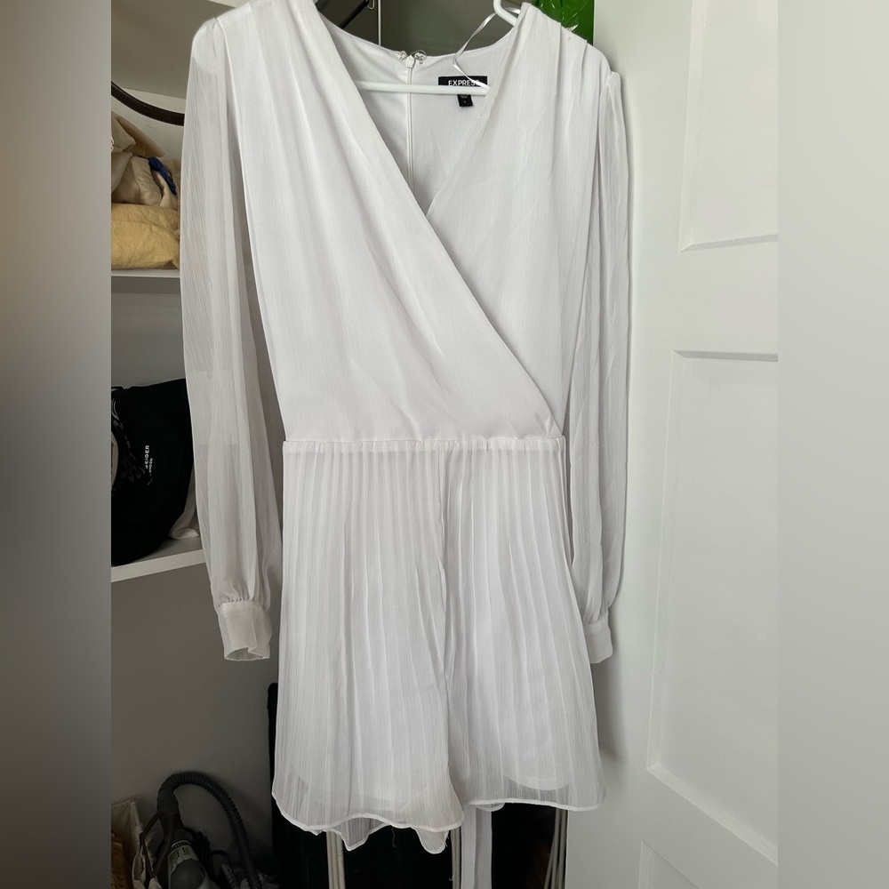 Express white romper